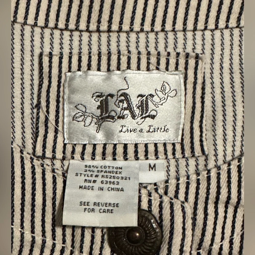 LAL Live a Little Striped Button Down Jacket - Picture 5 of 7